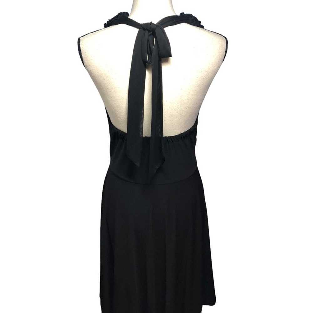 Onyx Nite black sleeveless dress size 8 - image 3