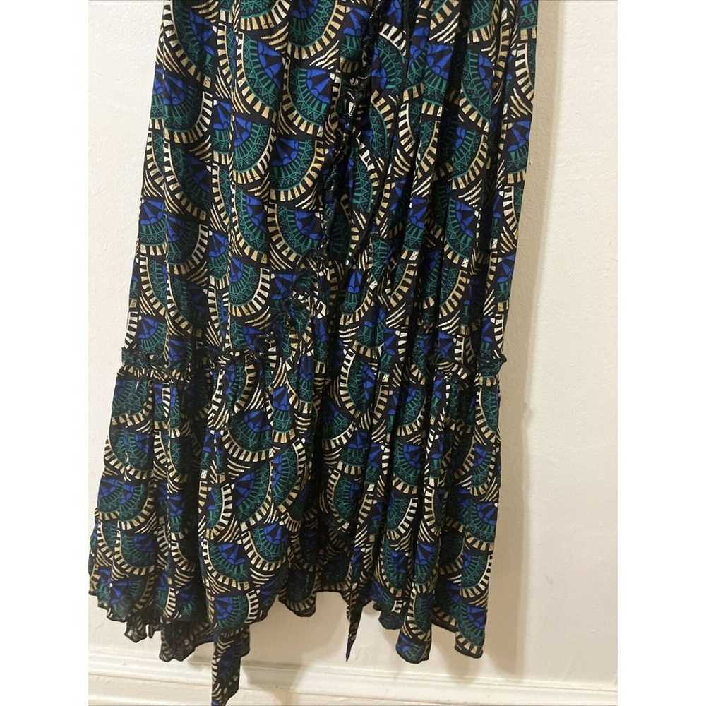 Silk & Salt Journey Maxi Wrap Dress Size L Africa… - image 10