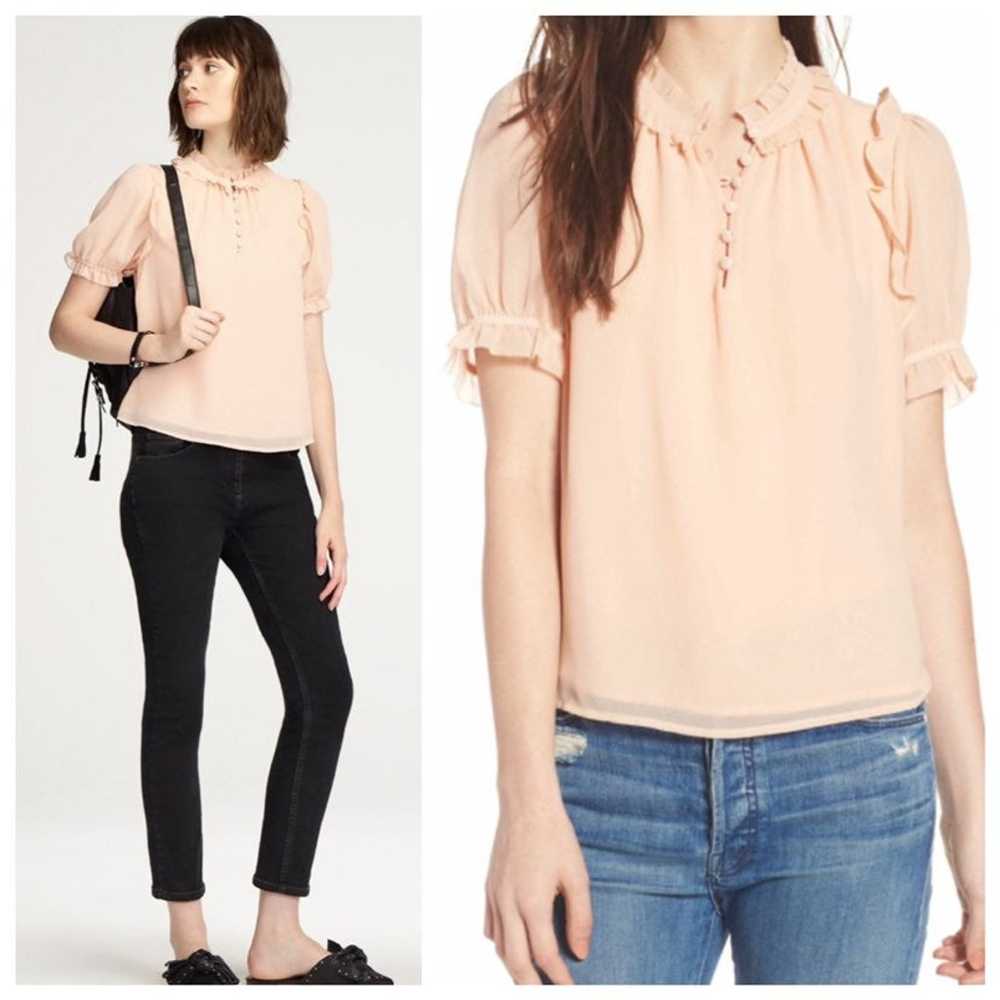 Rebecca Minkoff Ceri Ruffle Blouse - image 2