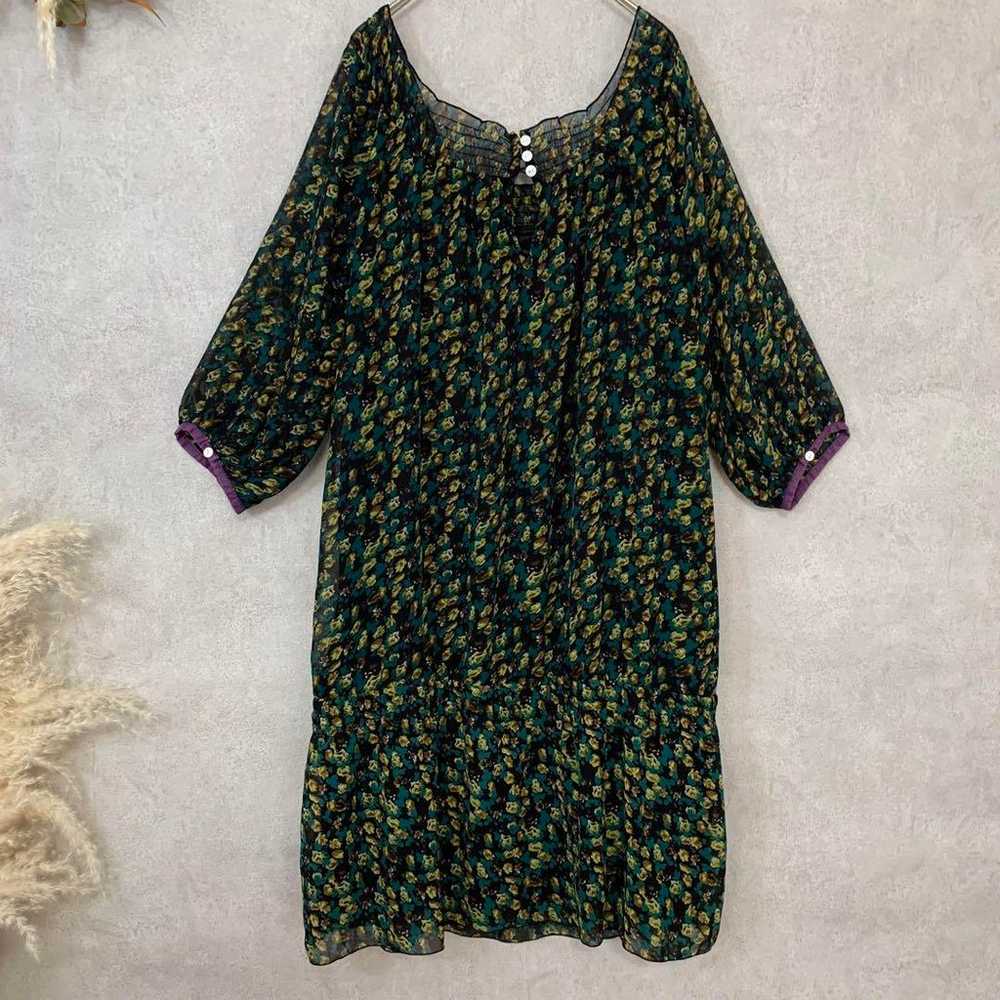 1175 [Bamboo Grass] Flower Pattern Tunic with Thr… - image 11