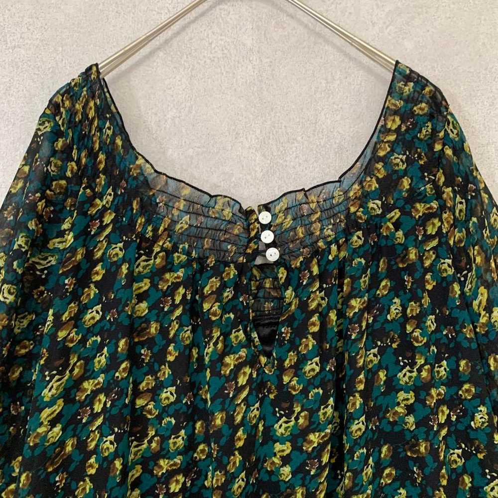 1175 [Bamboo Grass] Flower Pattern Tunic with Thr… - image 12