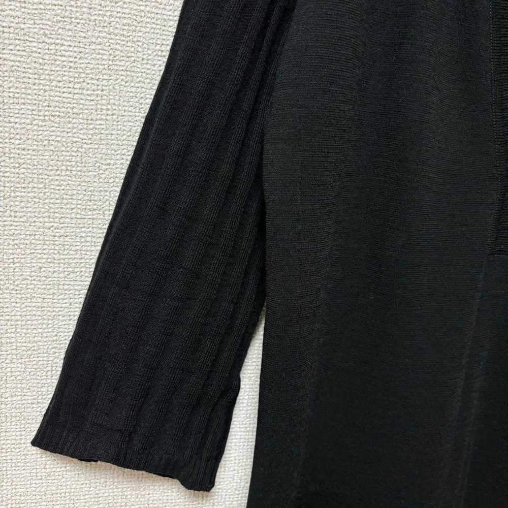 【Lautreamont】Knitted Tunic One-piece Black (Size … - image 7