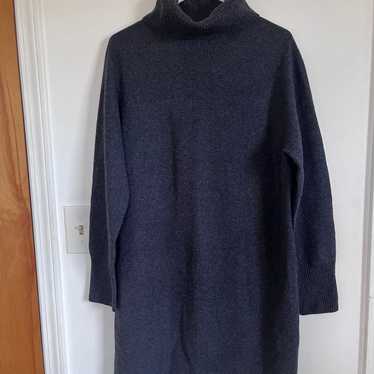 Uniqlo 100% wool turtleneck sweater dress size sm… - image 1