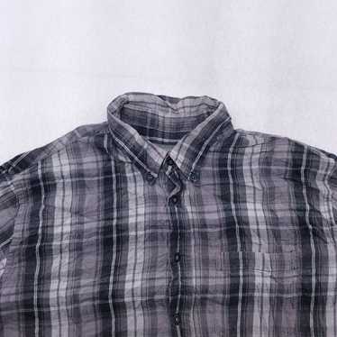 Merona Merona Madras Flannel Shirt Mens Size Extra