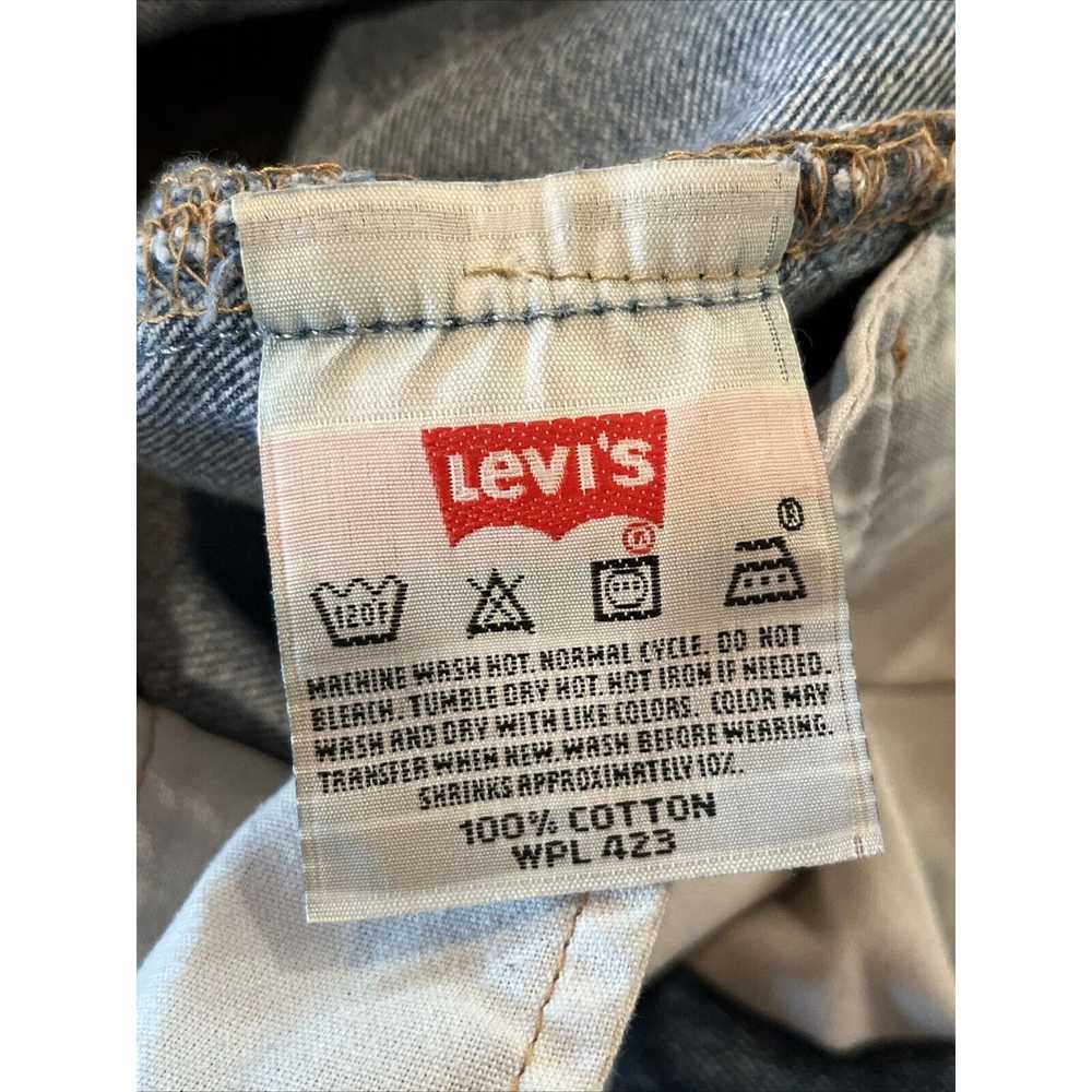 Levi's Levi’s VTG 501 Jeans 36x29 Fit Blue Denim … - image 12