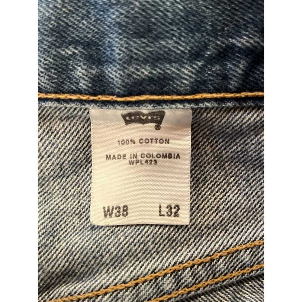 Levi's Levi’s VTG 501 Jeans 36x29 Fit Blue Denim … - image 2