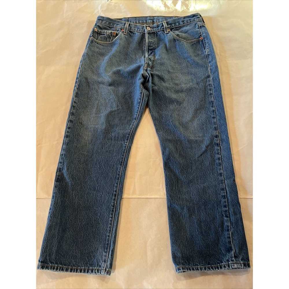 Levi's Levi’s VTG 501 Jeans 36x29 Fit Blue Denim … - image 5