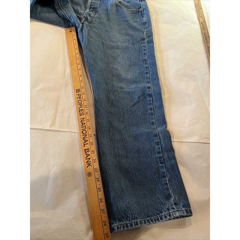 Levi's Levi’s VTG 501 Jeans 36x29 Fit Blue Denim … - image 8