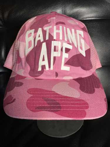 Bape Color Camo NYC Logo Mesh Cap - image 1