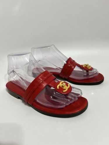 Chanel turn lock sandals - Gem