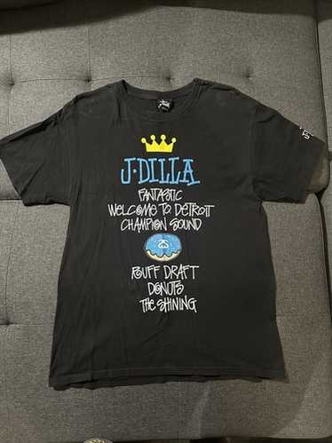 コレクター向け STUSSY J Dilla Tシャツ Detroit XL コレクター向け STUSSY J Dilla Tシャツ Detroit XL