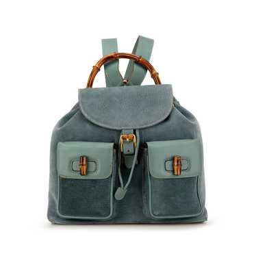 Gucci Bamboo leather backpack - image 1