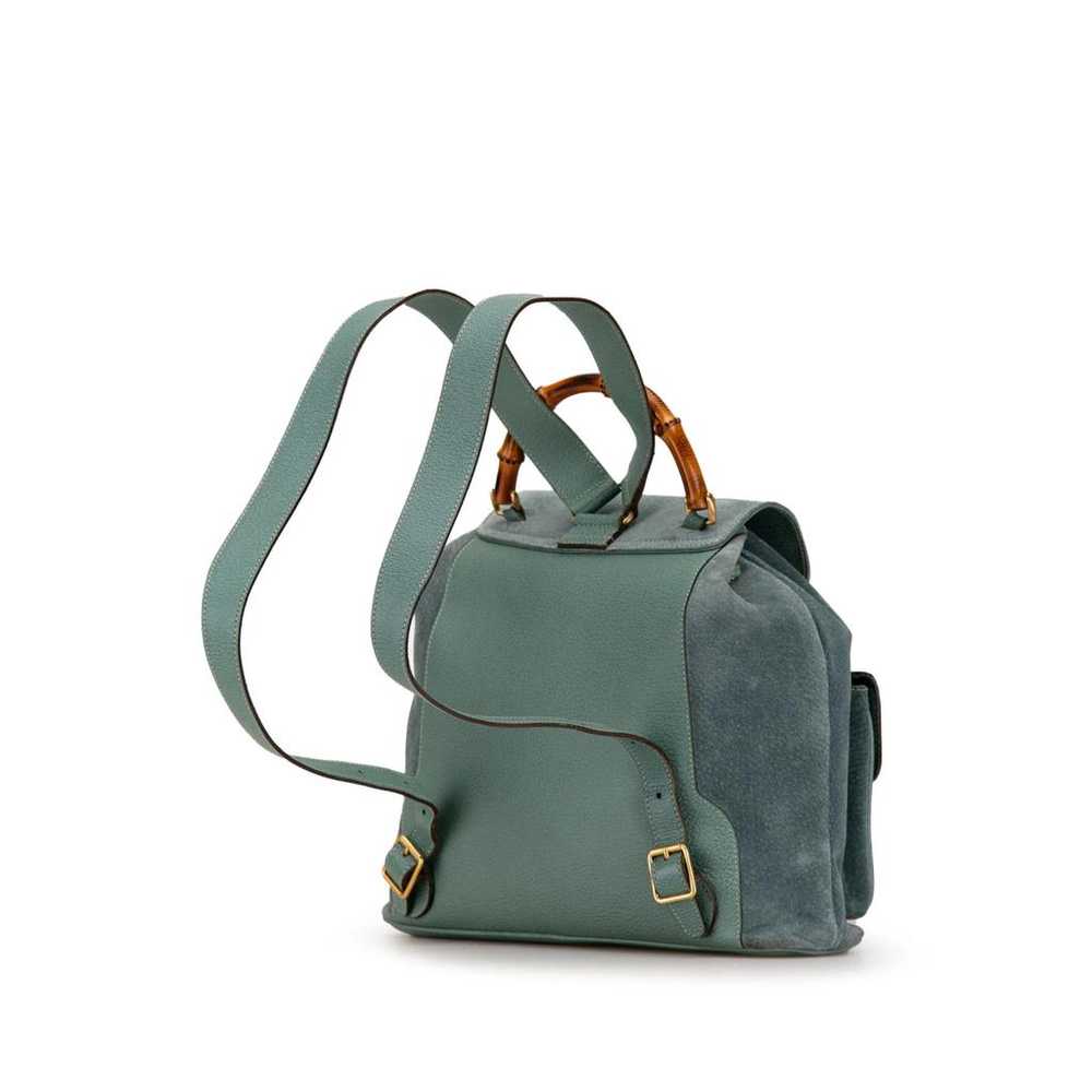 Gucci Bamboo leather backpack - image 2