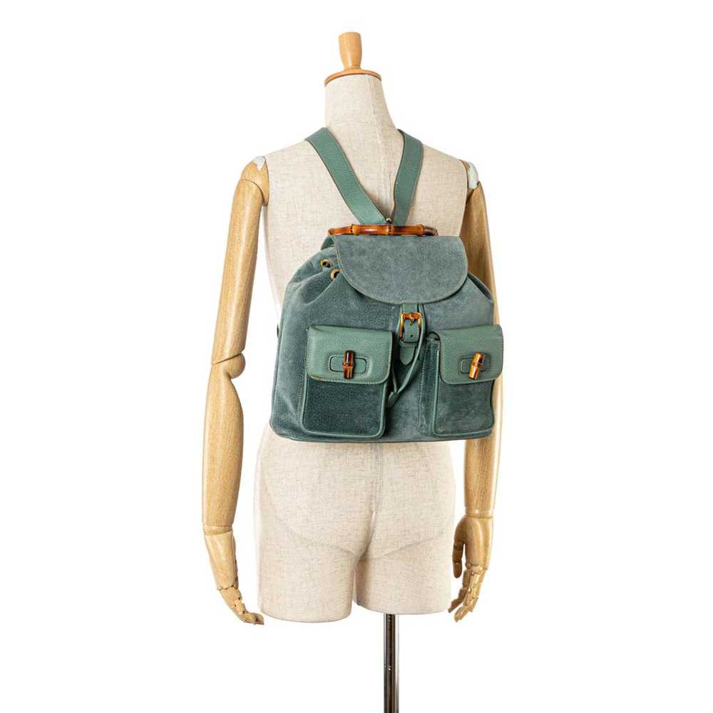 Gucci Bamboo leather backpack - image 8