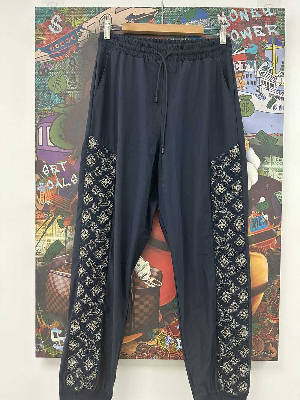 Louis Vuitton LV Track Pants Navy Cream - image 1