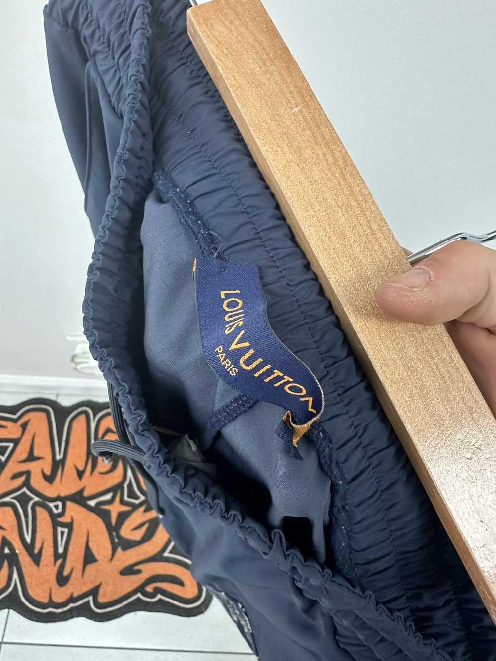 Louis Vuitton LV Track Pants Navy Cream - image 3