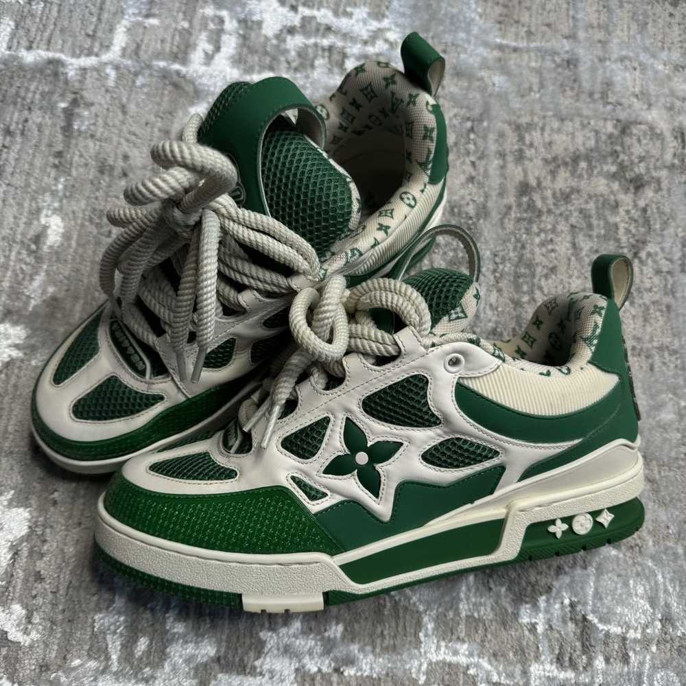 Louis Vuitton Skate trainer sneaker low ‘green wh… - image 3