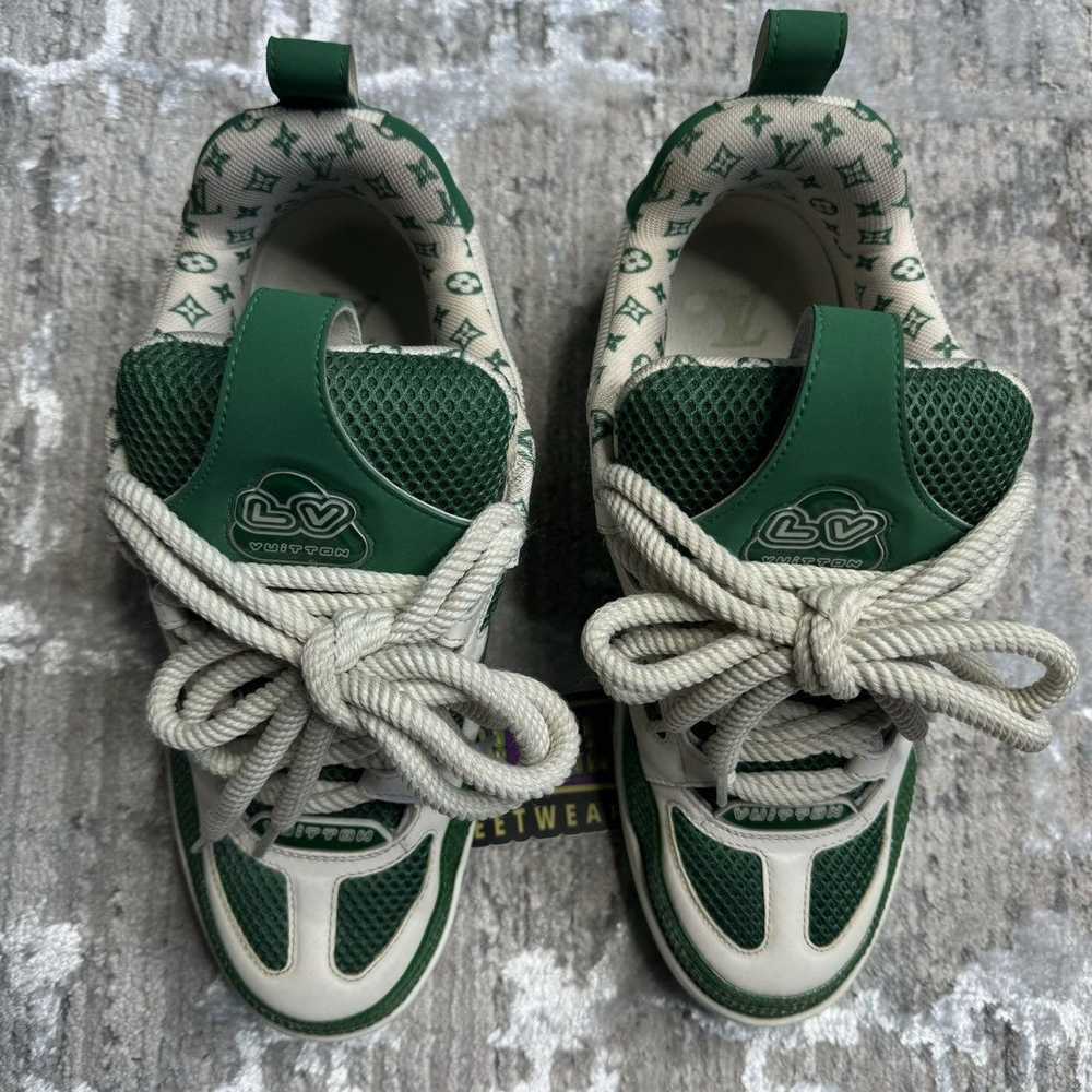 Louis Vuitton Skate trainer sneaker low ‘green wh… - image 6