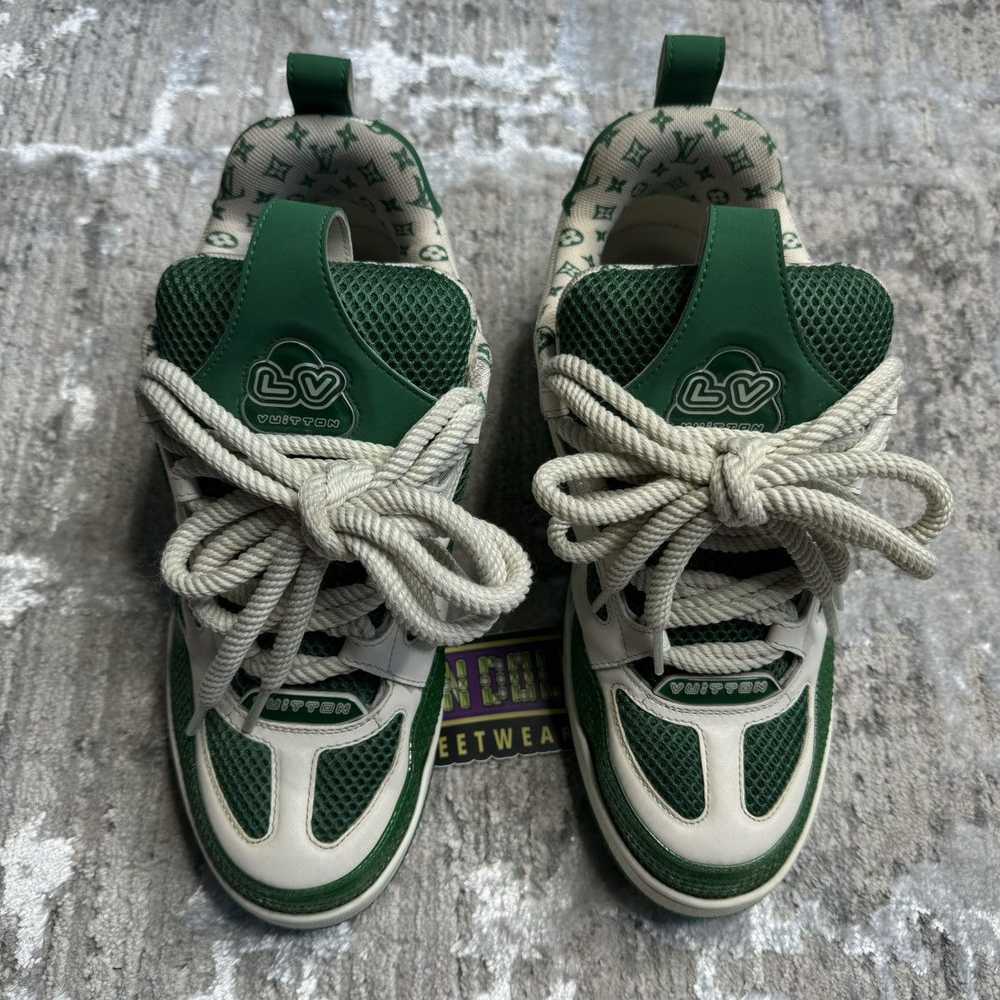 Louis Vuitton Skate trainer sneaker low ‘green wh… - image 7