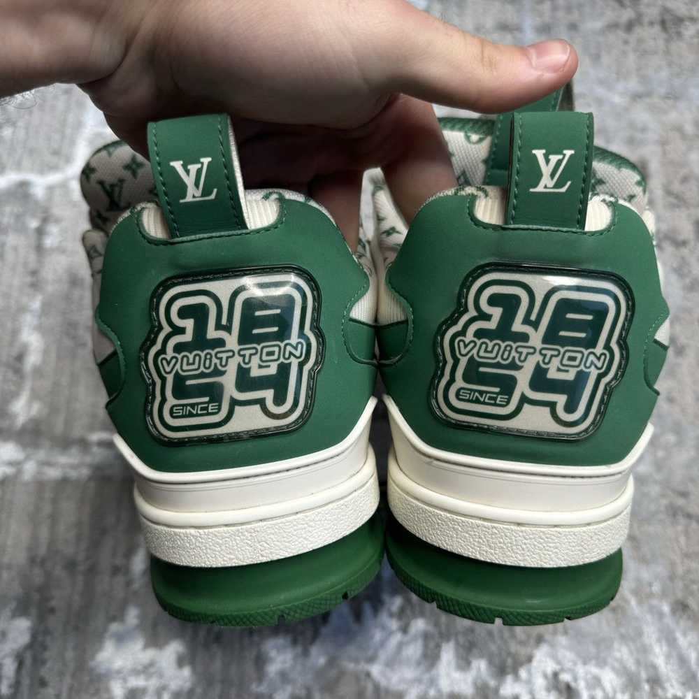 Louis Vuitton Skate trainer sneaker low ‘green wh… - image 9