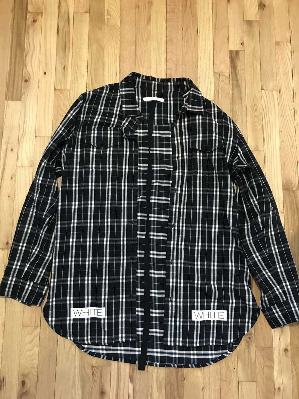 Off-White OFF-WHITE Flannel Check Shirt - image 1