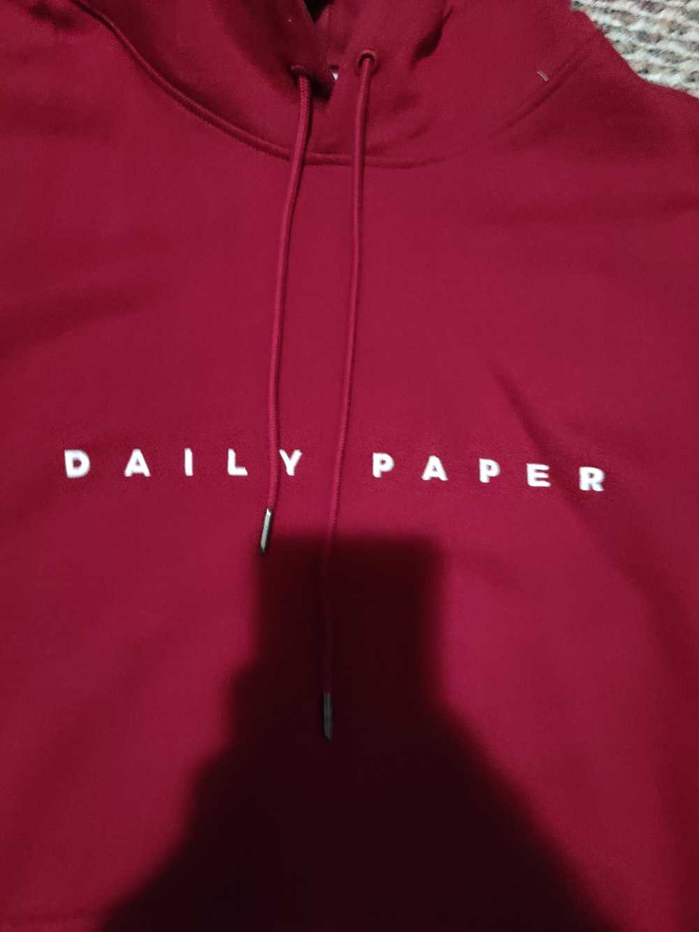 Daily Paper Daily Paper burgundy red hoodie - image 3