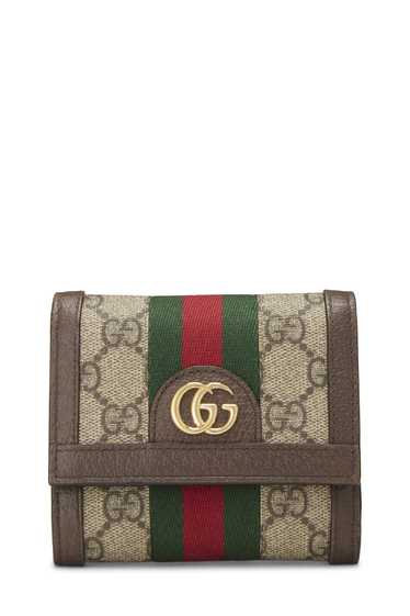 Original GG Supreme Canvas Ophidia Compact Wallet