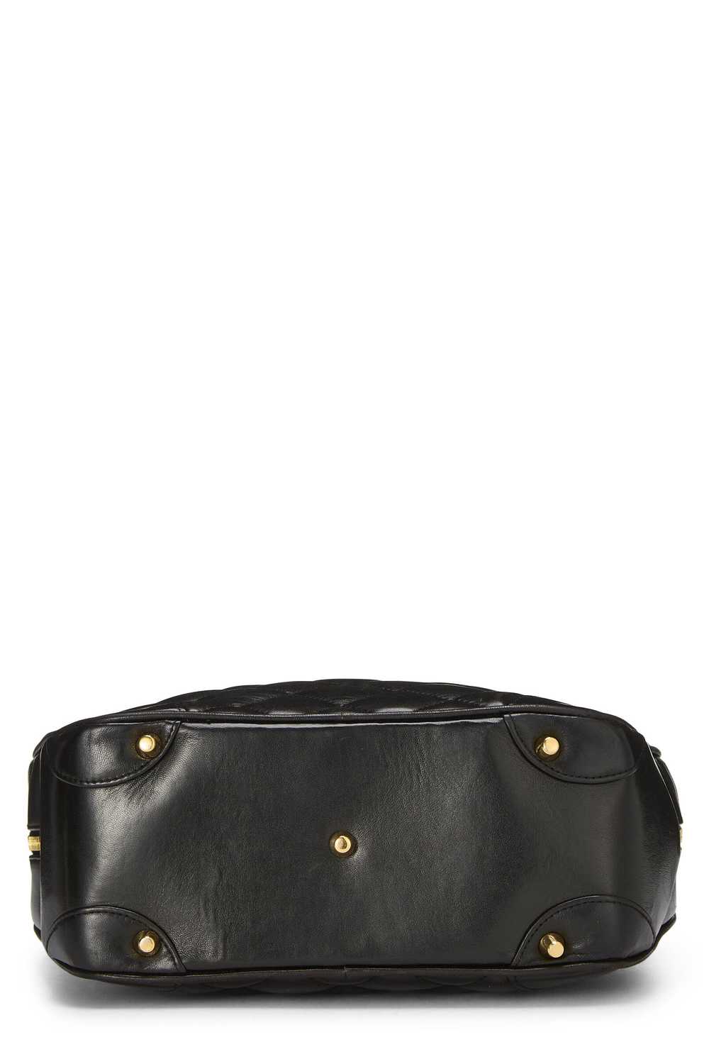 Black Quilted Lambskin Paris Limited Bowler Small - image 5