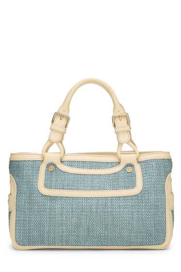 Maliparmi Raffia Blue Green Woven Satchel purchases - NWT