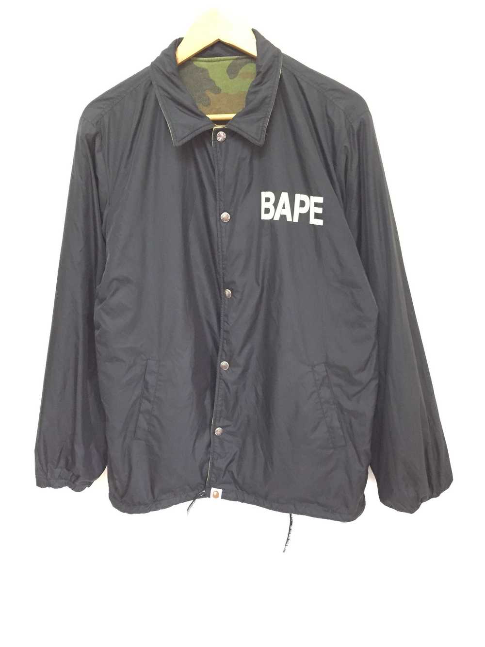 Bape Woodland Camo Reversible Coach Jacket - image 10