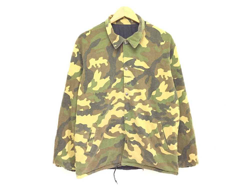 Bape Woodland Camo Reversible Coach Jacket - image 2