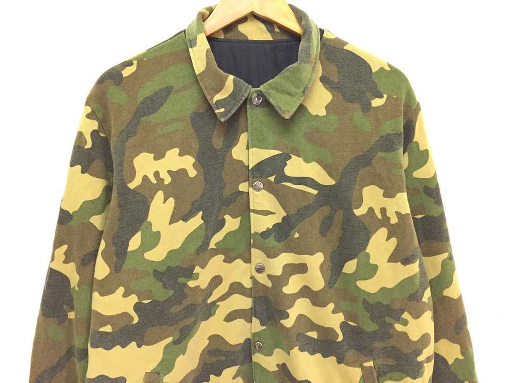 Bape Woodland Camo Reversible Coach Jacket - image 3