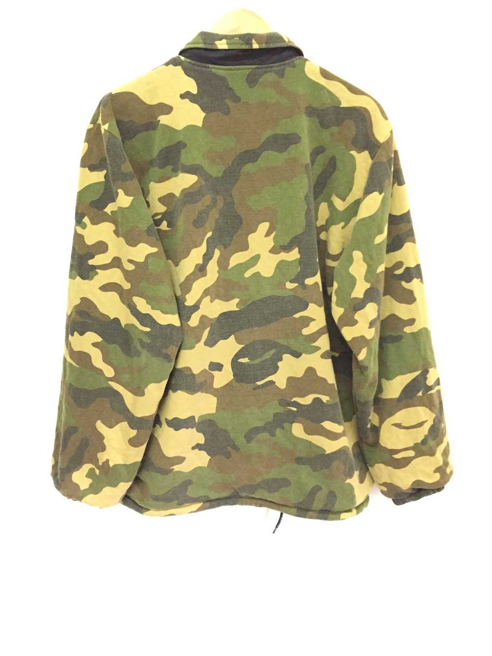 Bape Woodland Camo Reversible Coach Jacket - image 7