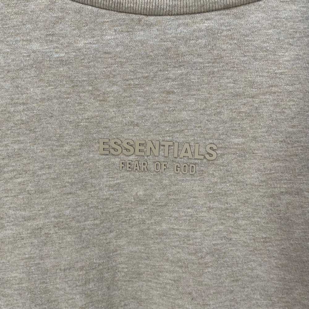 ESSENTIALS/T-Shirt/L/Cotton/BEG/RUBBER LOGO ON FR… - image 6