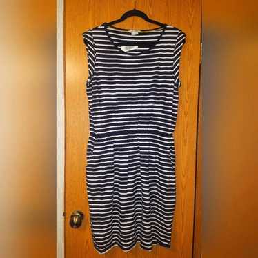 Boden Boden Dress Size 14R Blue/White