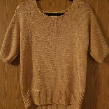 Chicos Chico's Short Sleeve Sweater Size 0 (Small) - image 1