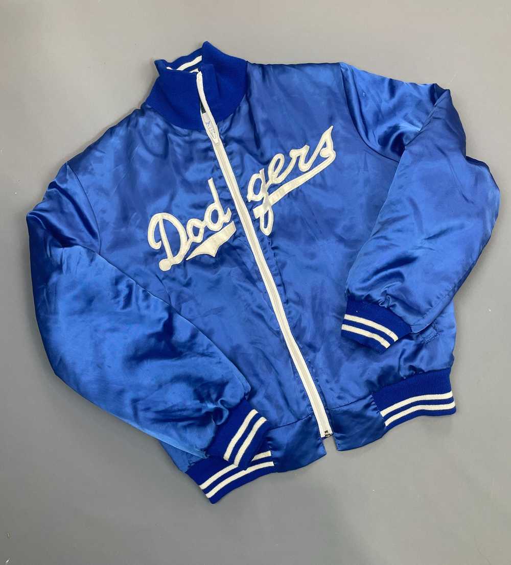 AS-IS MLB LOS ANGELES DODGERS ZIP UP COLLARED BAS… - image 10