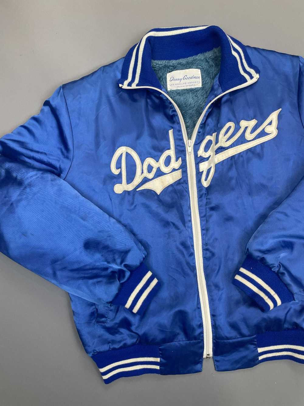 AS-IS MLB LOS ANGELES DODGERS ZIP UP COLLARED BAS… - image 12