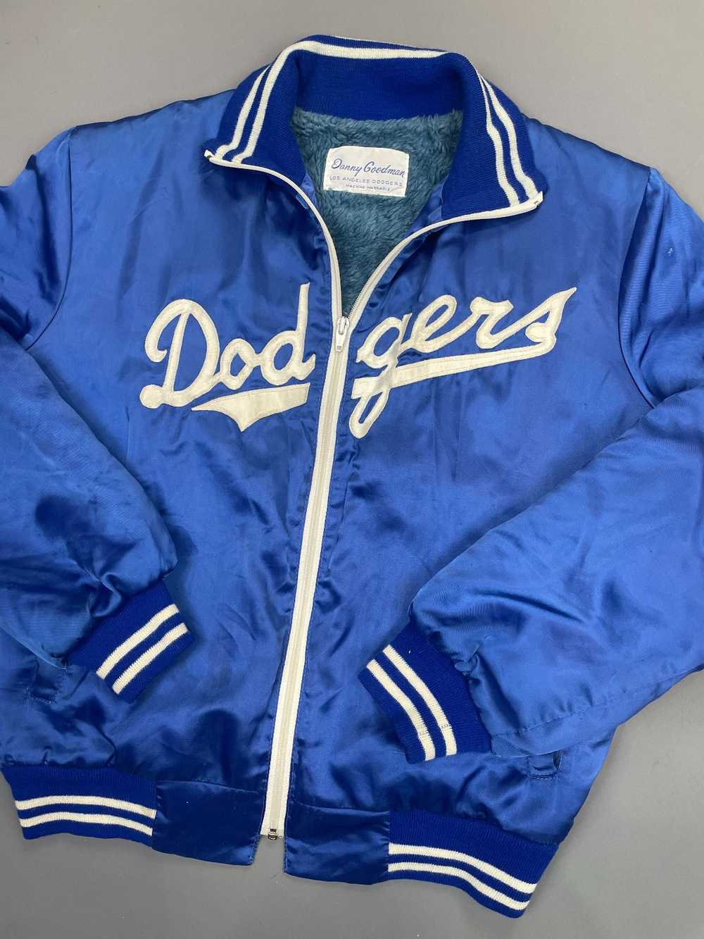 AS-IS MLB LOS ANGELES DODGERS ZIP UP COLLARED BAS… - image 9