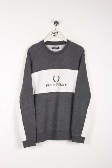 Fred perry panel piped sweatshirt best sale