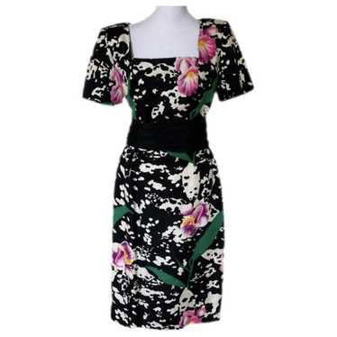 Oscar De La Renta Silk mid-length dress - image 1