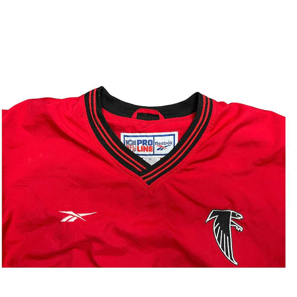 Vintage 90s Atlanta Falcons Reebok Pullover Jacke… - image 3