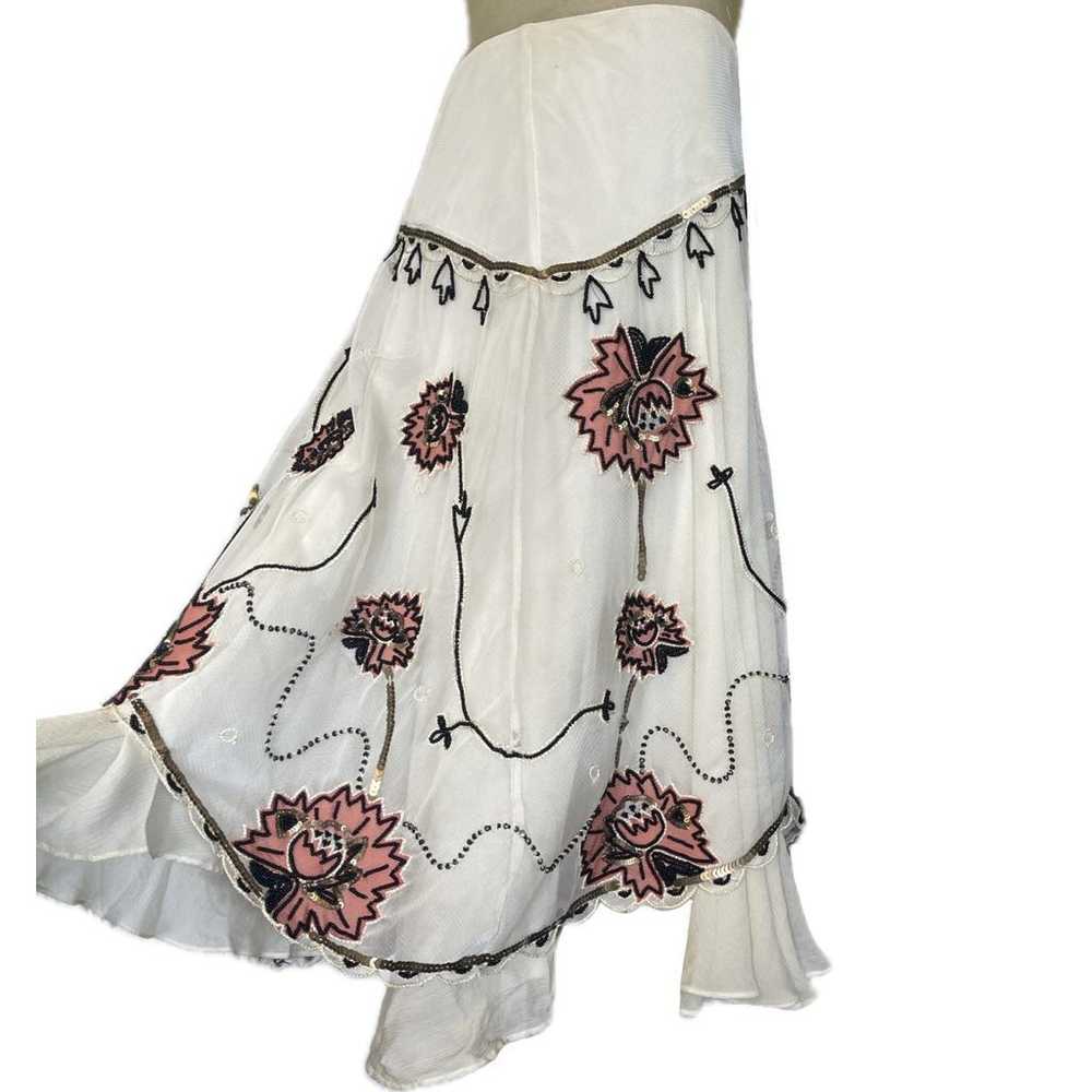 Temperley London Silk mid-length skirt - image 5