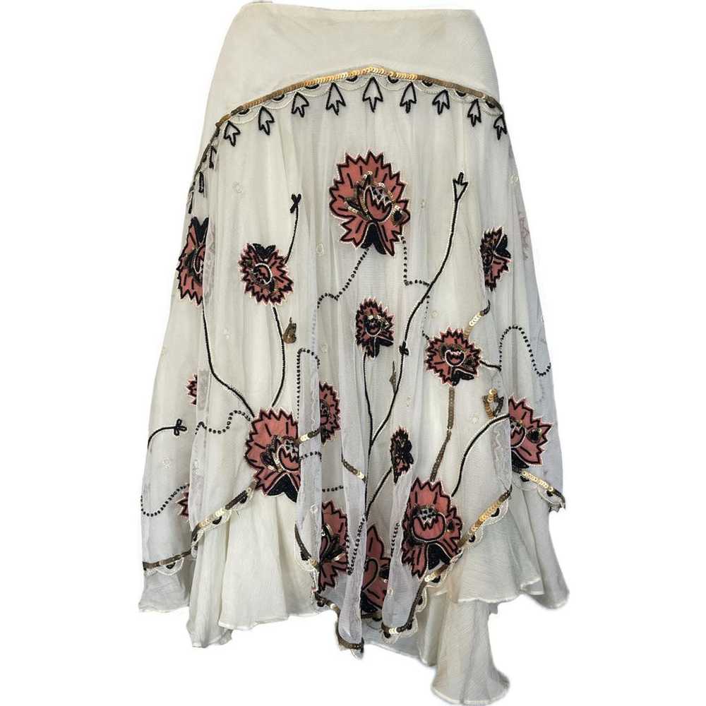 Temperley London Silk mid-length skirt - image 6