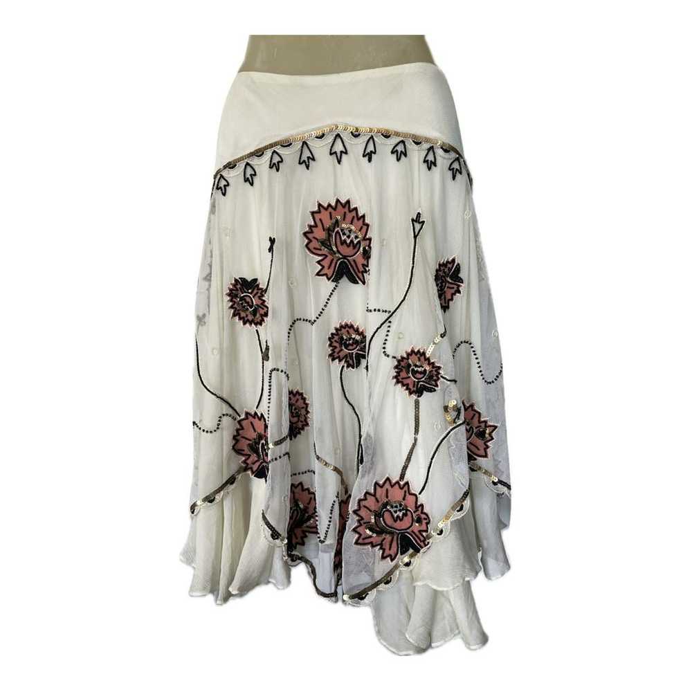 Temperley London Silk mid-length skirt - image 9