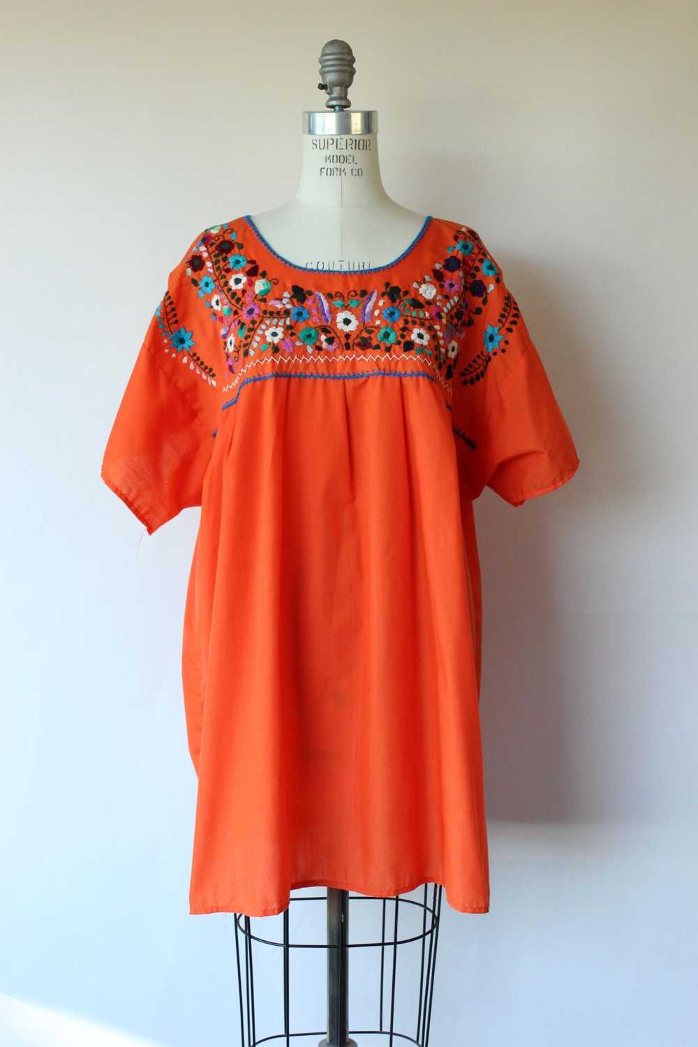 Vintage 1970s 1980s Volup XXL Artisanias Orange M… - image 1