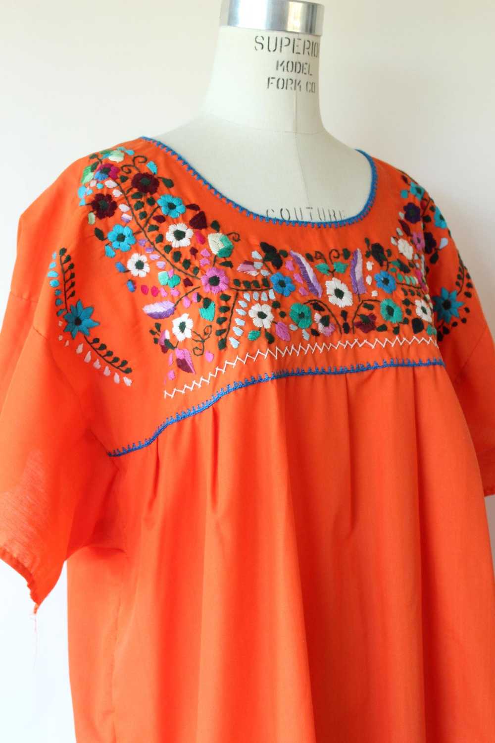 Vintage 1970s 1980s Volup XXL Artisanias Orange M… - image 4