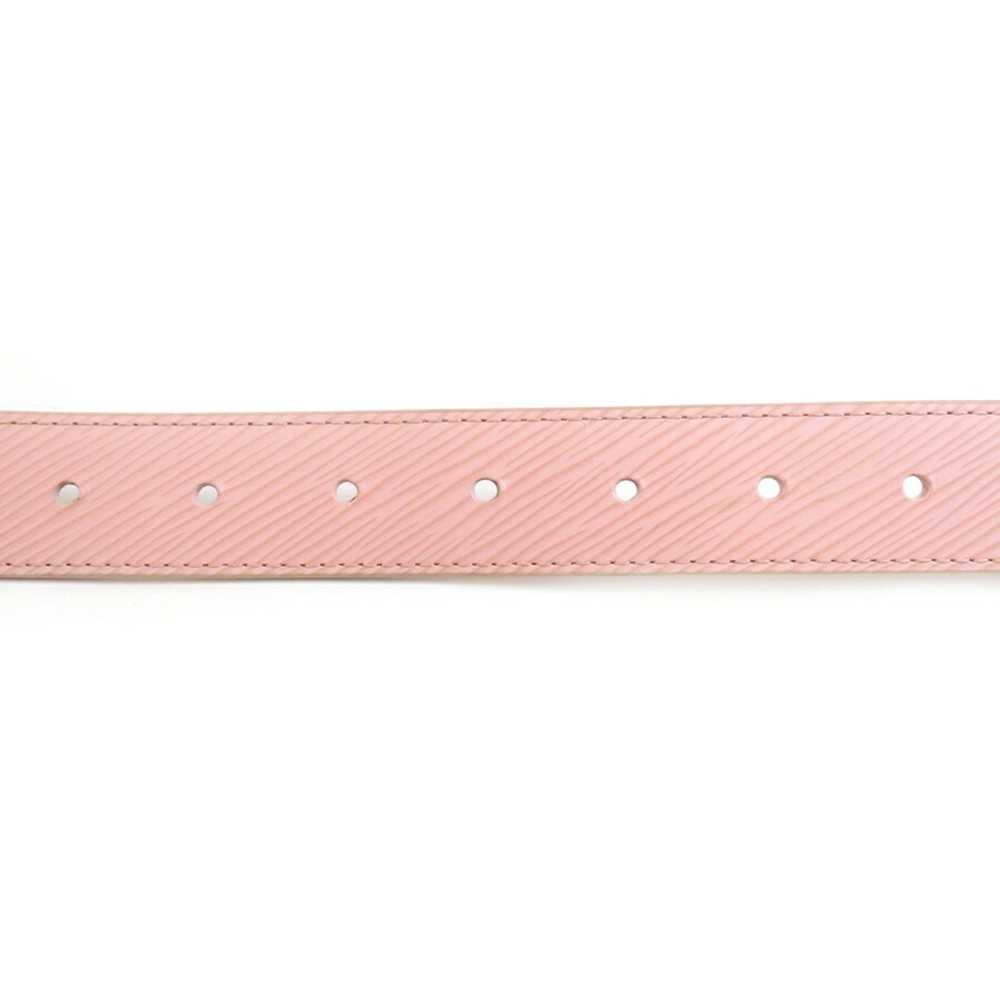 Louis Vuitton Louis Vuitton Epi Santur Belt, Leat… - image 4