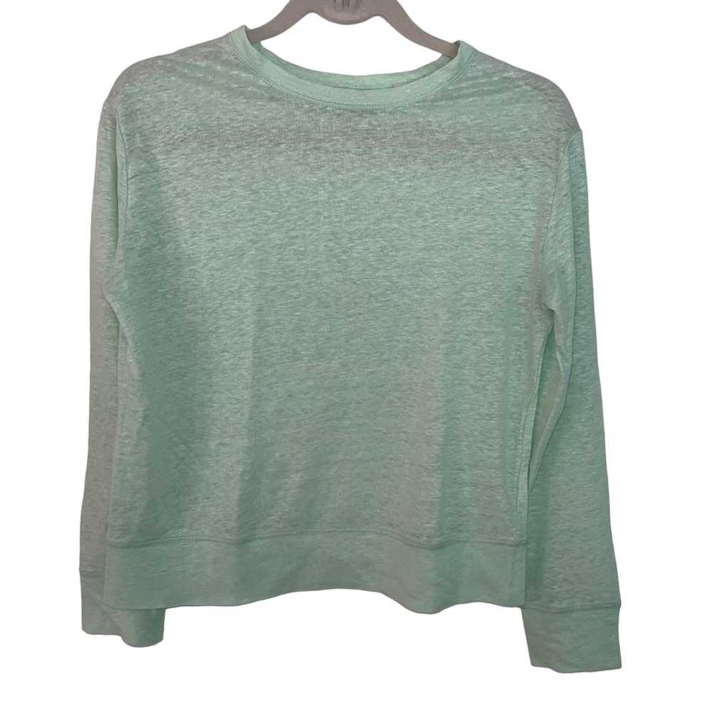 Vince Vince Womens Sweater Size XS Green Crew Neck - image 2