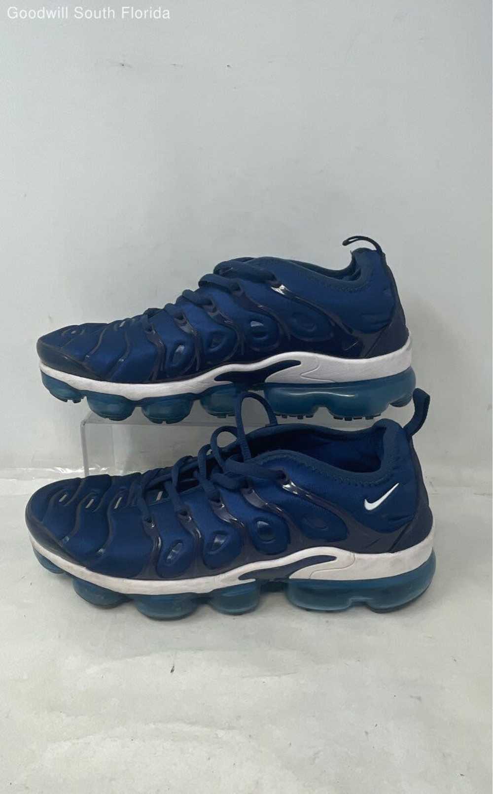 Nike Mens Air VaporMax Plus 924453-400 Blue Lace-… - image 1